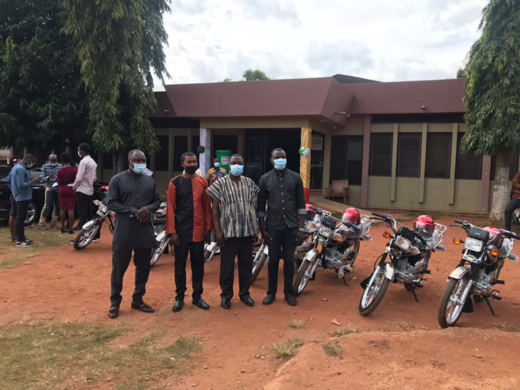 416 motorbikes distributed to Assembly members in Bono East Region