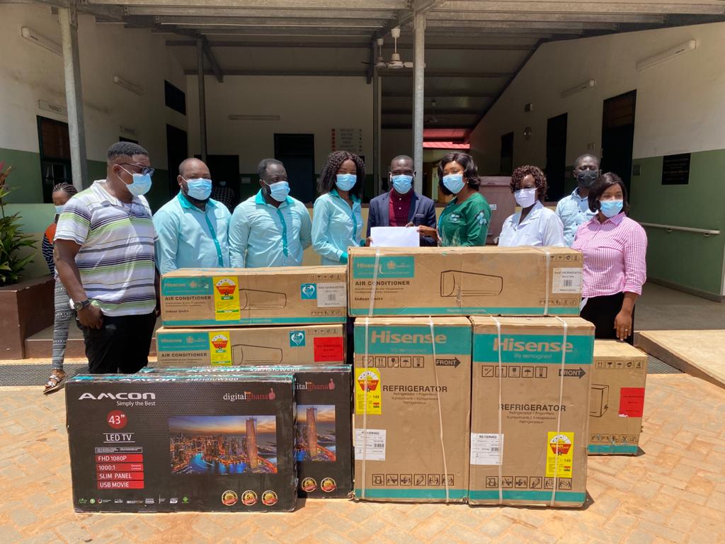 Hisense Ghana donates products to Ogbojo Polyclinic