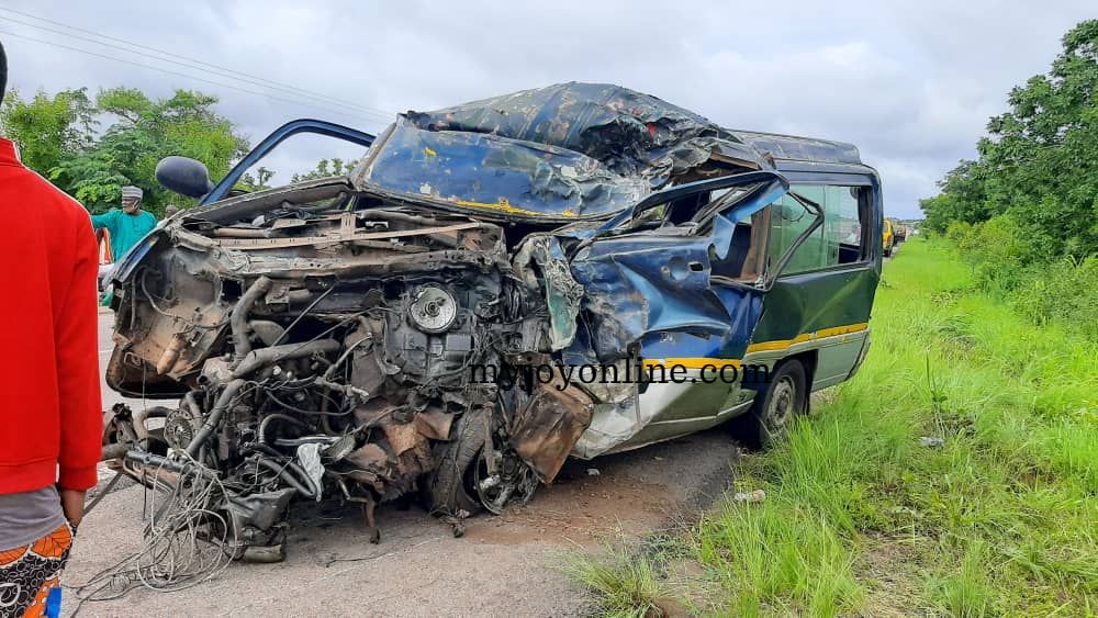 One dead, two others in a critical condition after accident on Buipe road One dead, two others in a critical condition after accident on Buipe road