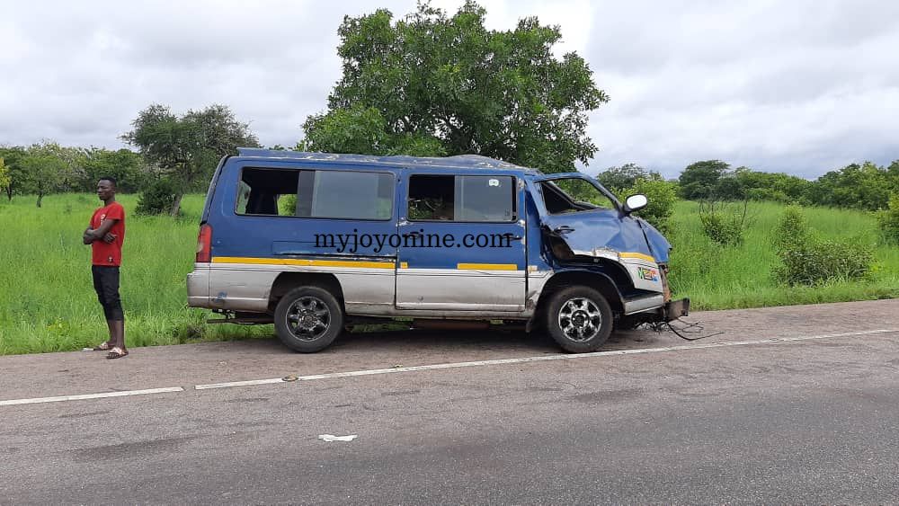 One dead, two others in a critical condition after accident on Buipe road One dead, two others in a critical condition after accident on Buipe road
