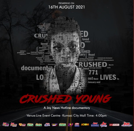 JoyNews documentary 'Crushed Young' premieres Monday, August 16
