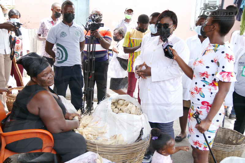 Photos: Joynews Cleanghana Campaign - AMA Environmental Health officials close down corn mill shop