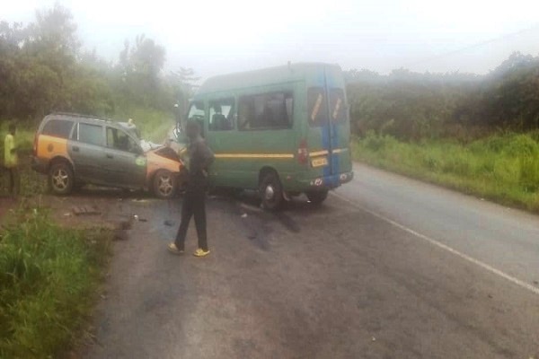 Head-on collision kills one, 4 others injured on Wenchi-Techiman Highway
