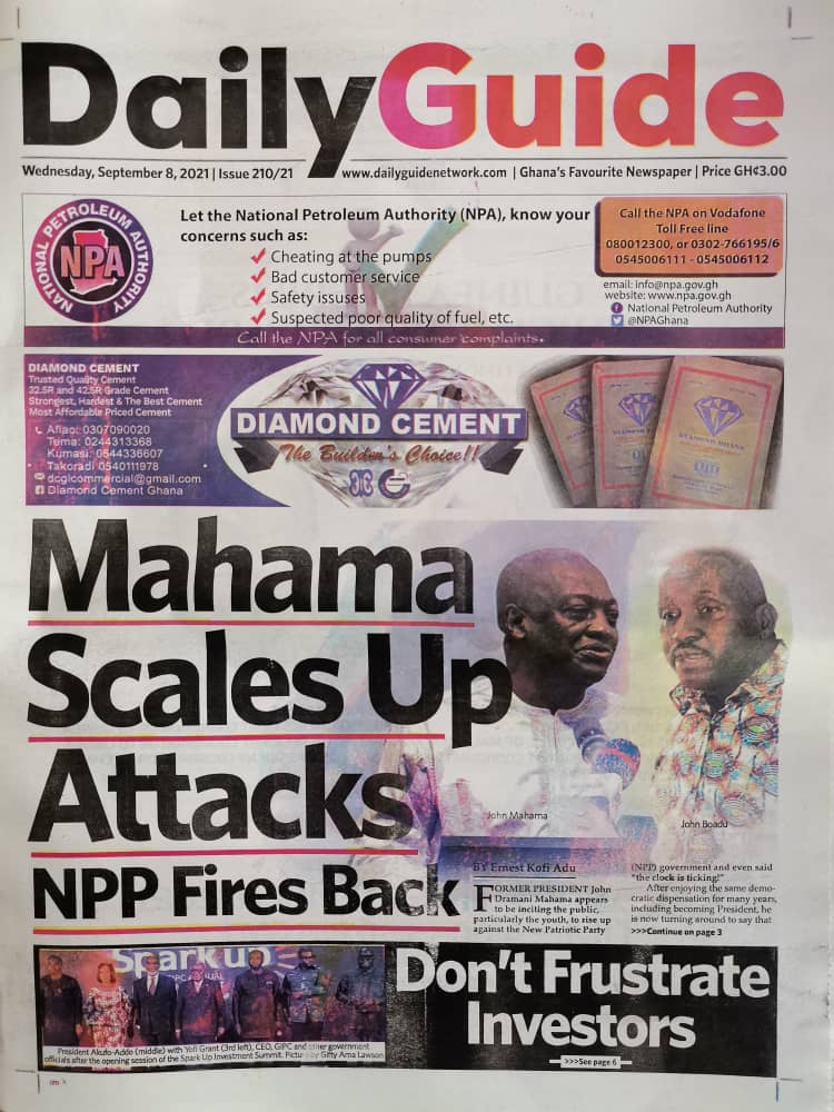 Today's front pages: Wednesday, 8th September, 2021 Today's front pages: Wednesday, 8th September, 2021