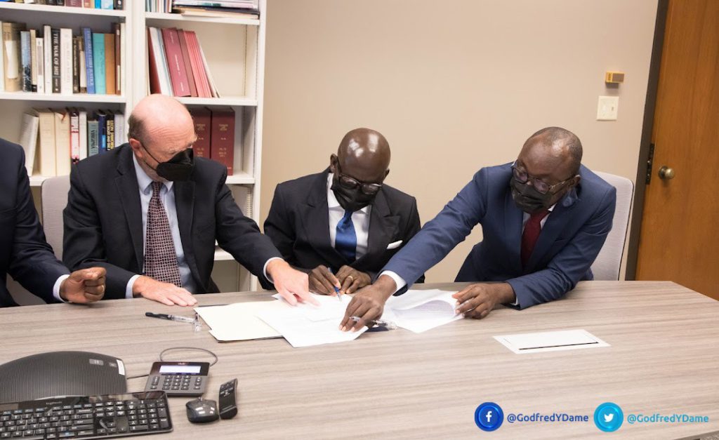 AG Godfred Dame brokers landmark scholarship agreement with Georgetown University AG Godfred Dame brokers landmark scholarship agreement with Georgetown University