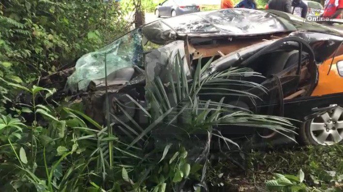 Driver dead, 4 injured in accident on Abura Dunkwa-Nyankomasi road Driver dead, 4 injured in accident on Abura Dunkwa-Nyankomasi road