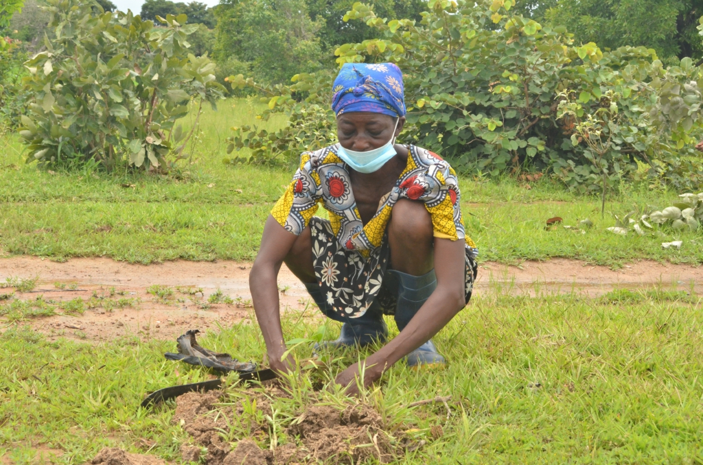 Setanga community plant trees to mitigate impact of climate of change