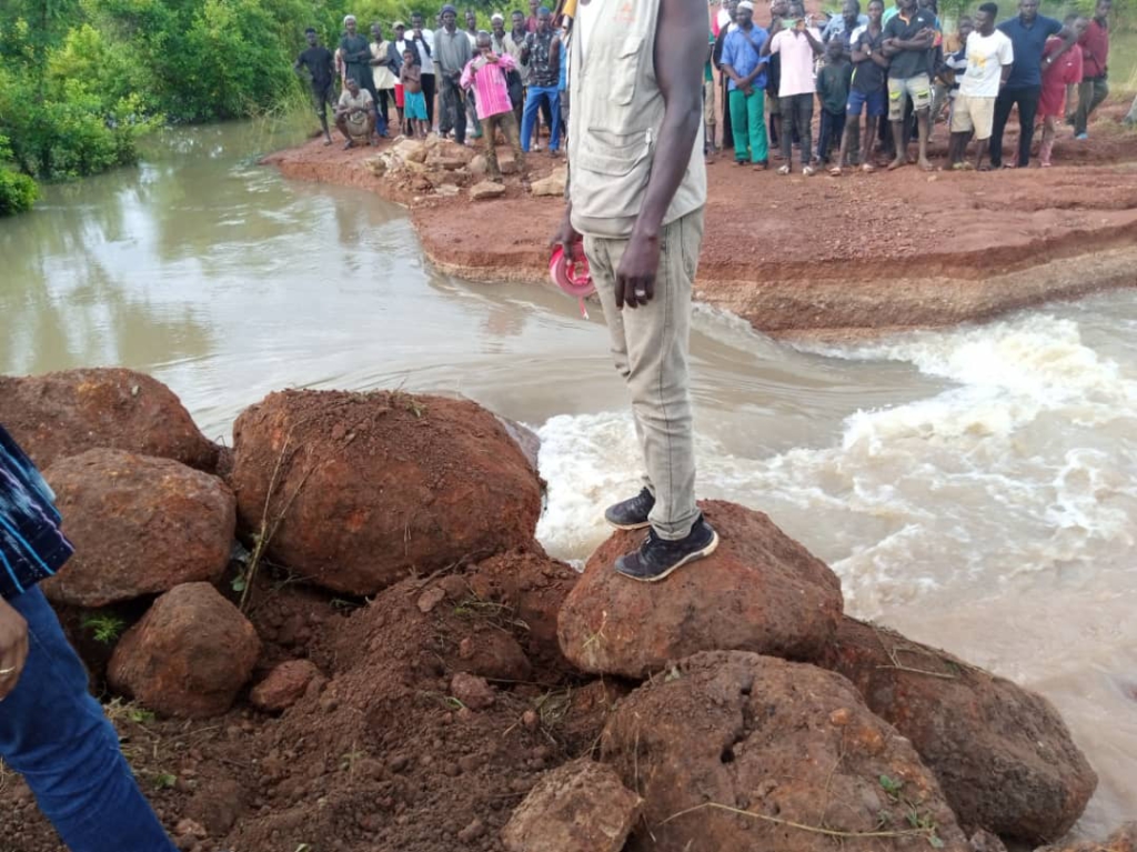 Savannah Region: 4 districts cut off, farms destroyed by floods from Upper West Region