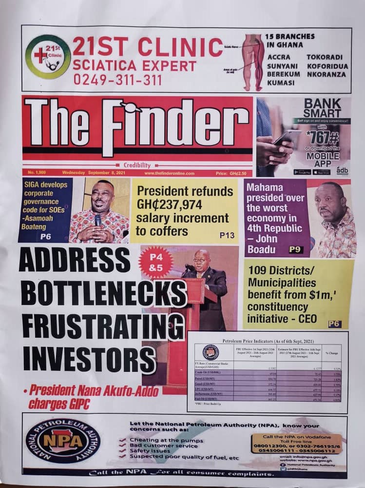 Today's front pages: Wednesday, 8th September, 2021 Today's front pages: Wednesday, 8th September, 2021