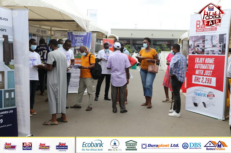 Massive turnout at first mini-clinic of 2021 JoyNews Ecobank Habitat Fair