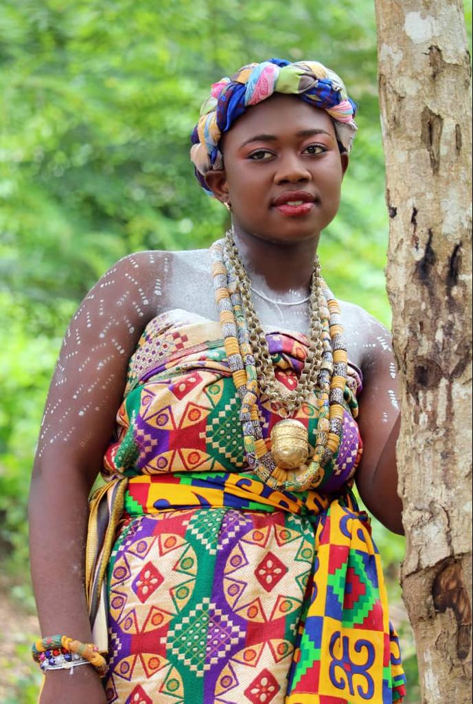 Beauty and colours from Ekumfi Abor puberty rite for young females Beauty and colours from Ekumfi Abor puberty rite for young females