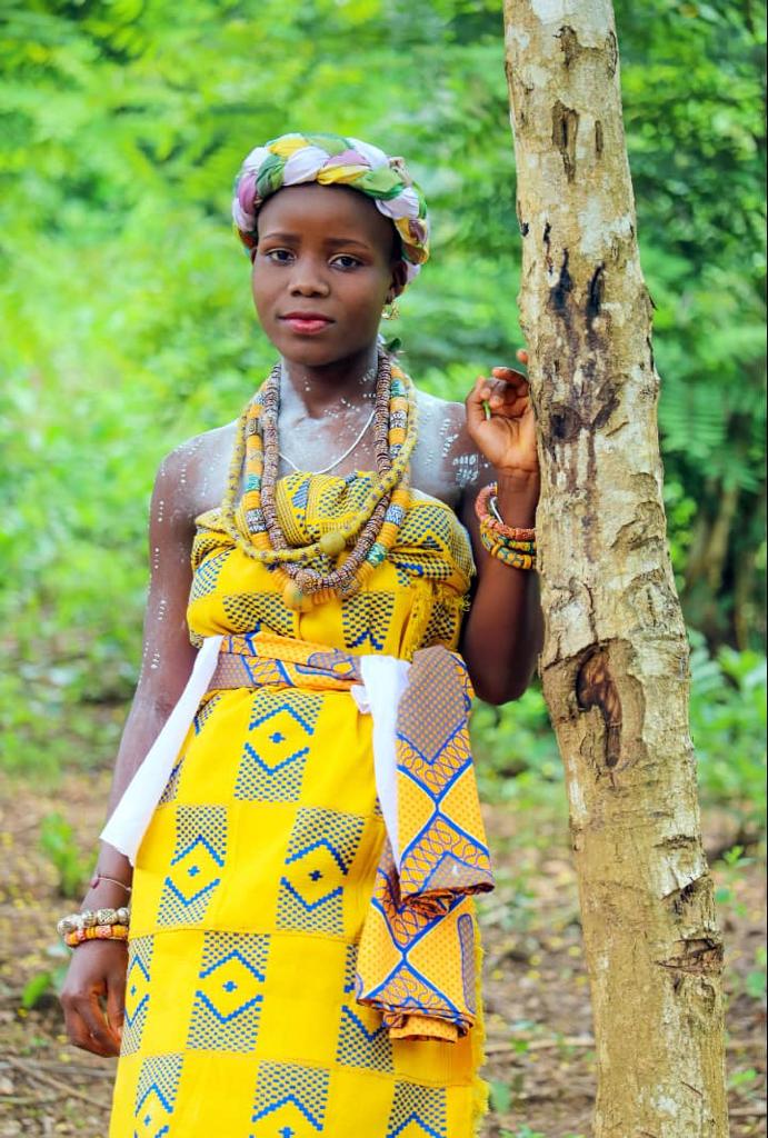 Beauty and colours from Ekumfi Abor puberty rite for young females Beauty and colours from Ekumfi Abor puberty rite for young females