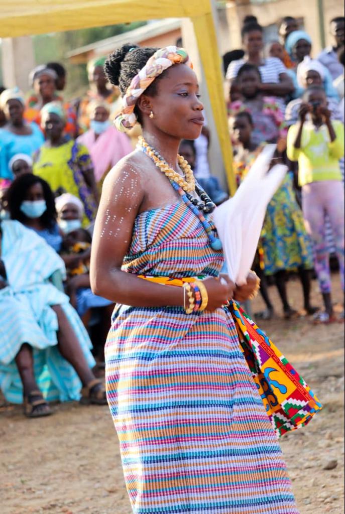 Beauty and colours from Ekumfi Abor puberty rite for young females Beauty and colours from Ekumfi Abor puberty rite for young females