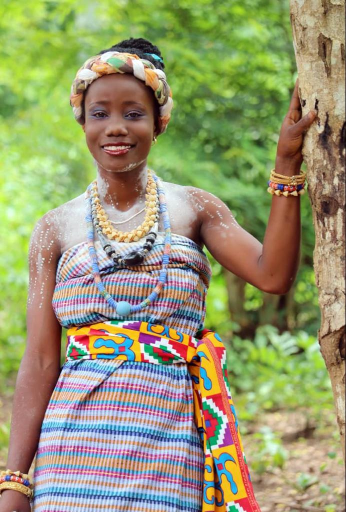 Beauty and colours from Ekumfi Abor puberty rite for young females