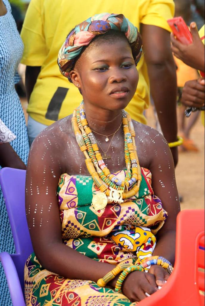 Beauty and colours from Ekumfi Abor puberty rite for young females Beauty and colours from Ekumfi Abor puberty rite for young females