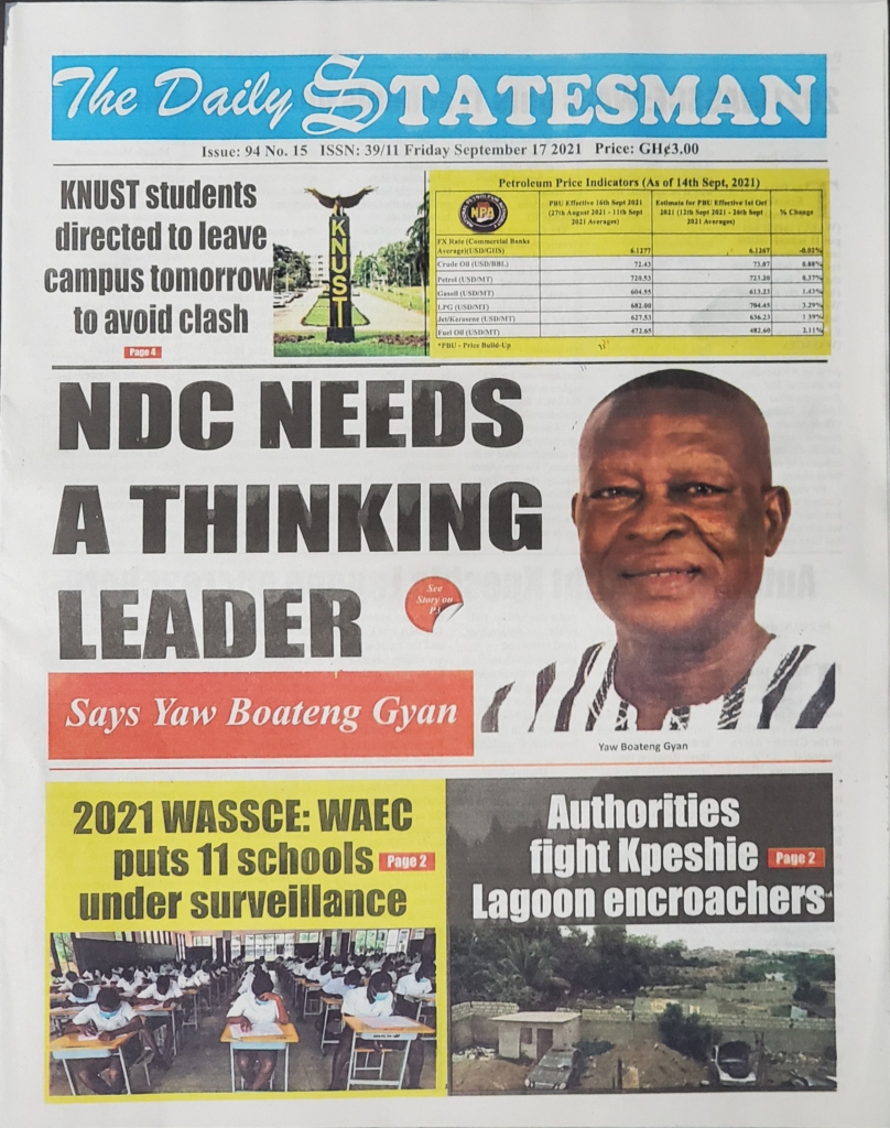 Today's frontpages: Friday, September 17, 2021 Today's frontpages: Friday, September 17, 2021
