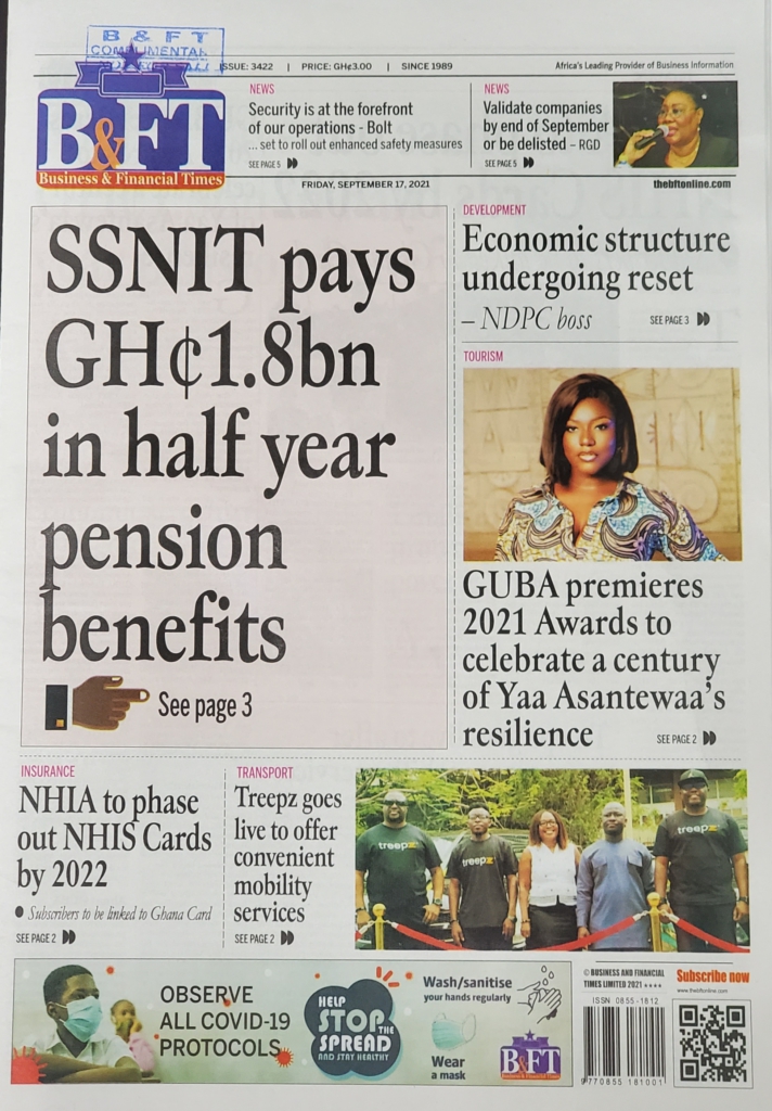 Today's frontpages: Friday, September 17, 2021 Today's frontpages: Friday, September 17, 2021