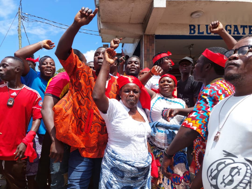 Concerned Youth of Odododiodoo protests alleged removal of Mohammed Adjei Sowah as Accra Mayor