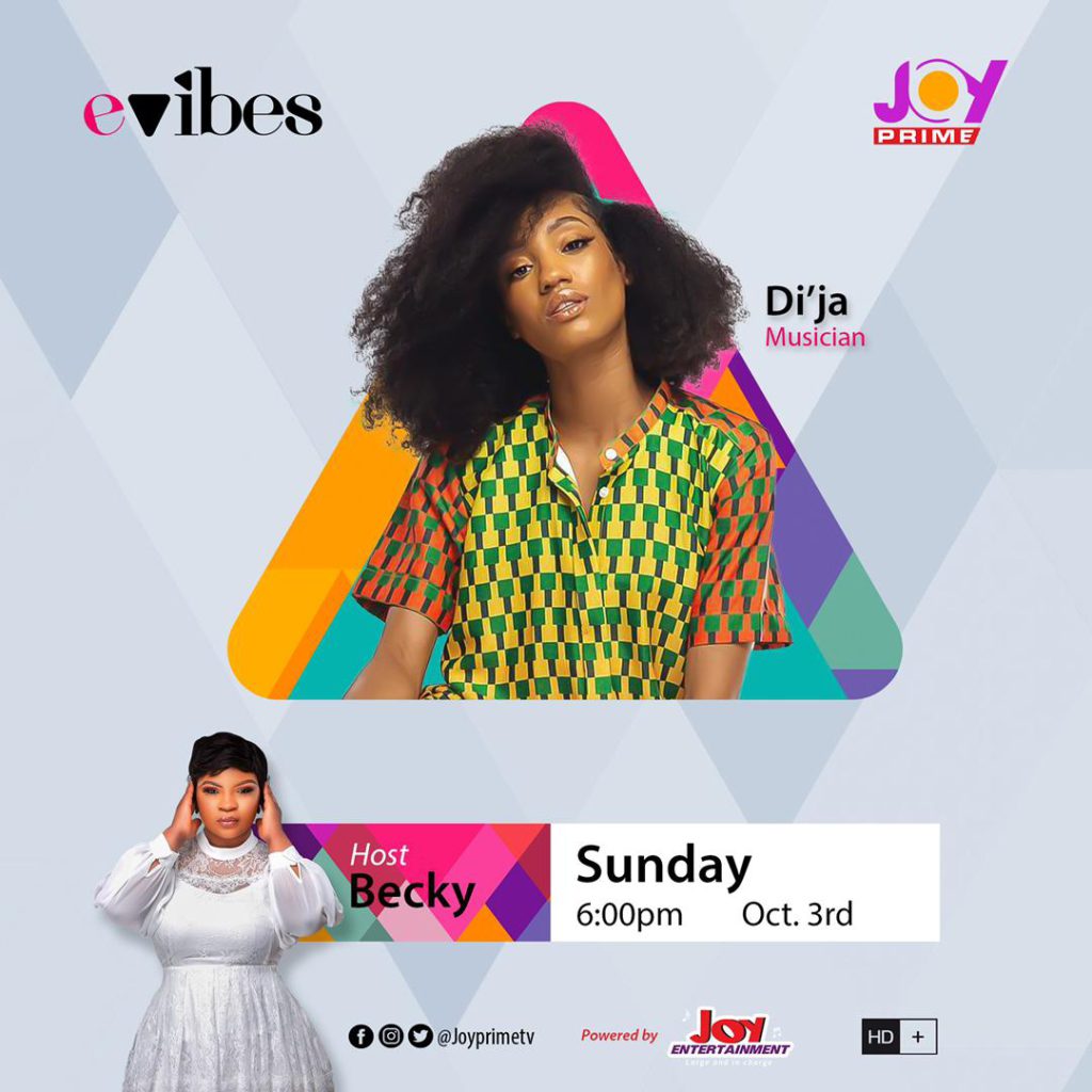 E Vibes to host Nigerian RnB star Di'Ja E Vibes to host Nigerian RnB star Di'Ja