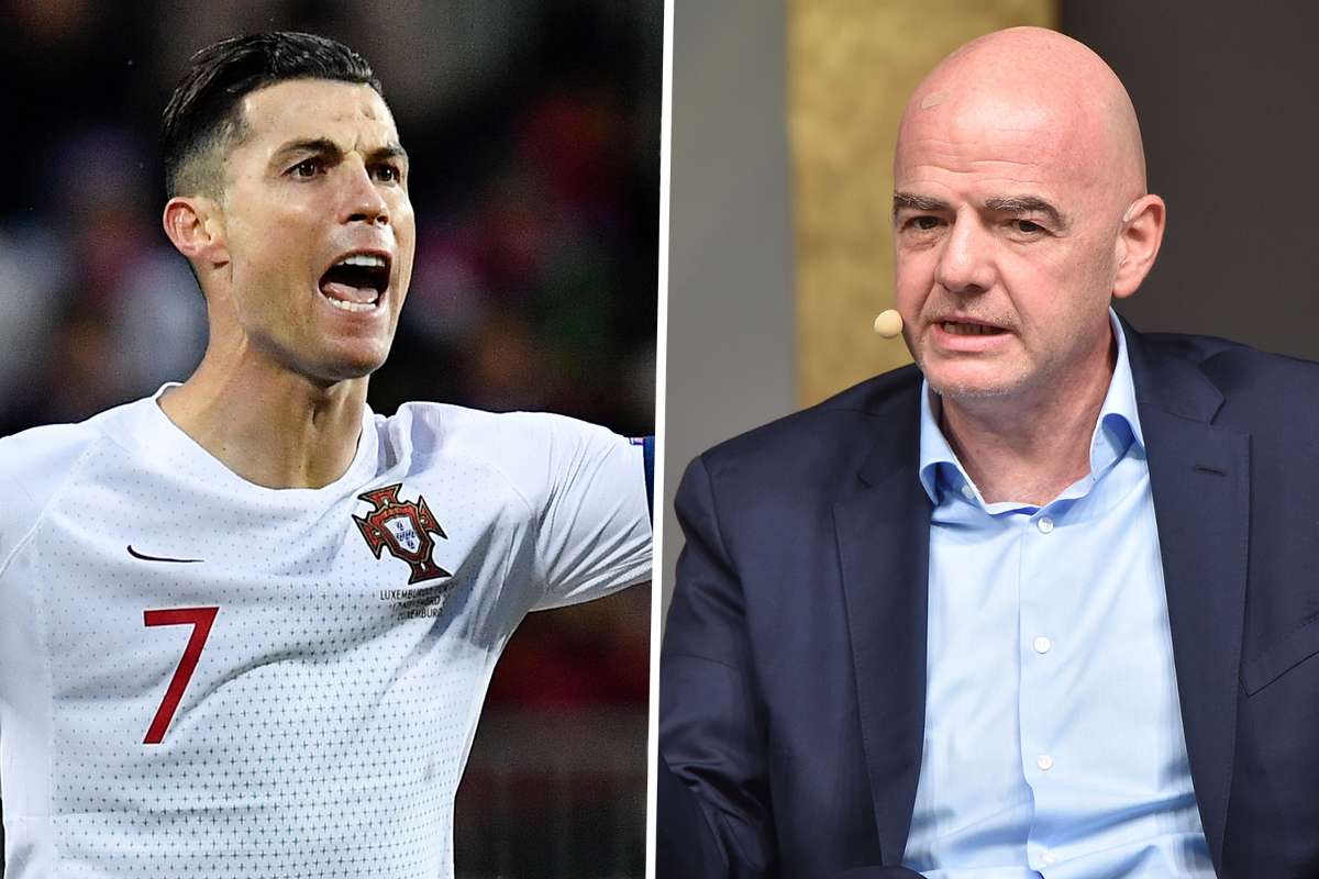Infantino hails Ronaldo after record breaking feat