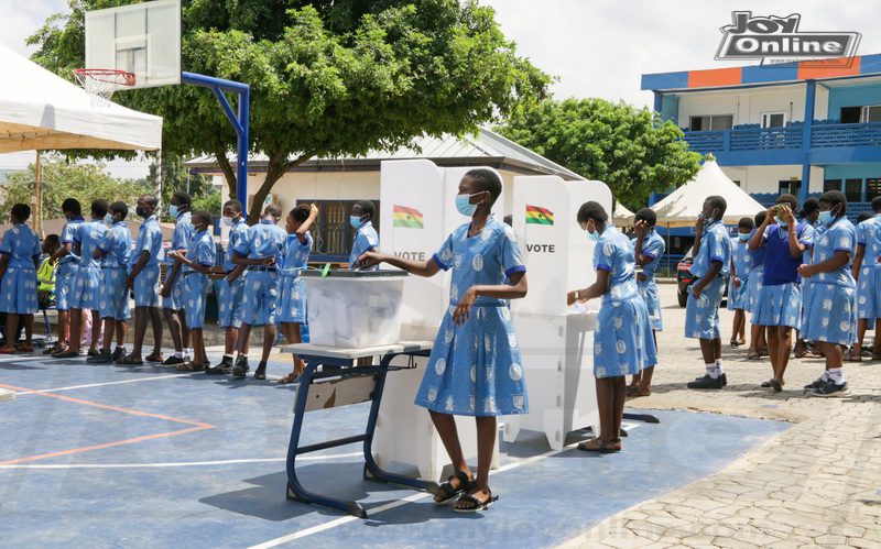 Photos: Ave-Maria JHS holds first Electoral Commission-supervised elections