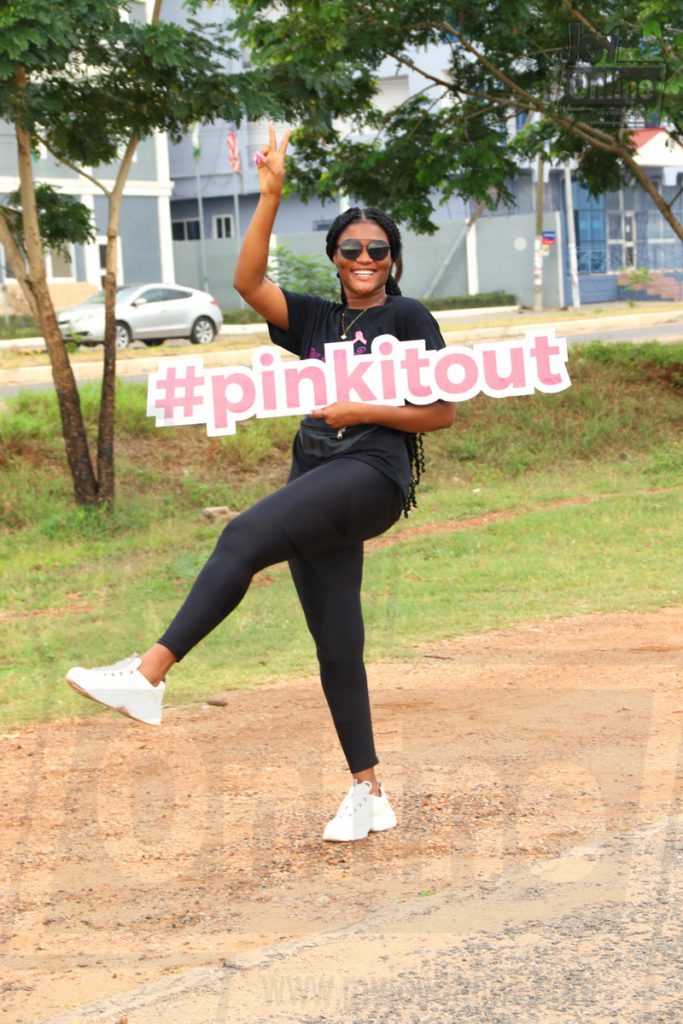 Photos: College of Beauty Arts and Entrepreneurship, Snotech Ghana take breast cancer awareness to Labadi