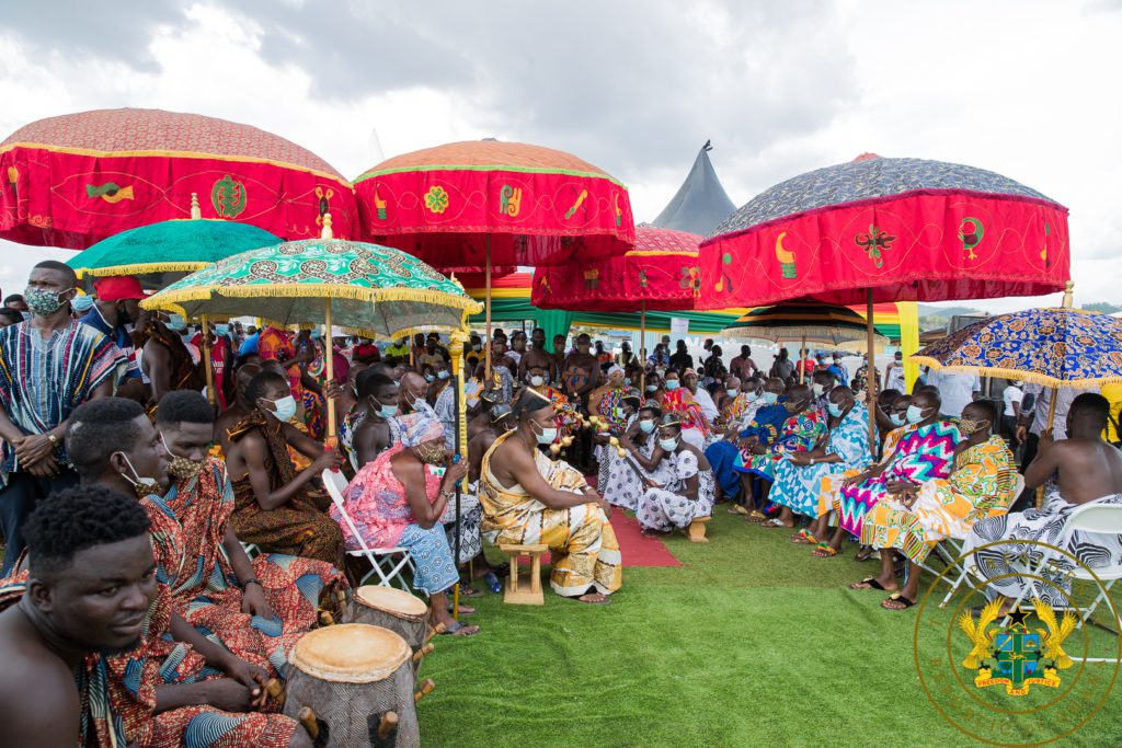 Akufo-Addo cuts sod for 100-bed Obuasi Trauma and Accident Hospital