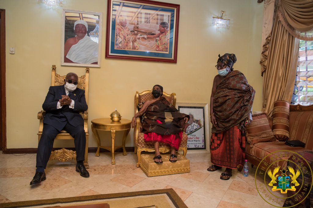 “I am grateful to Asanteman for the unflinching support” – Akufo-Addo to Asantehene