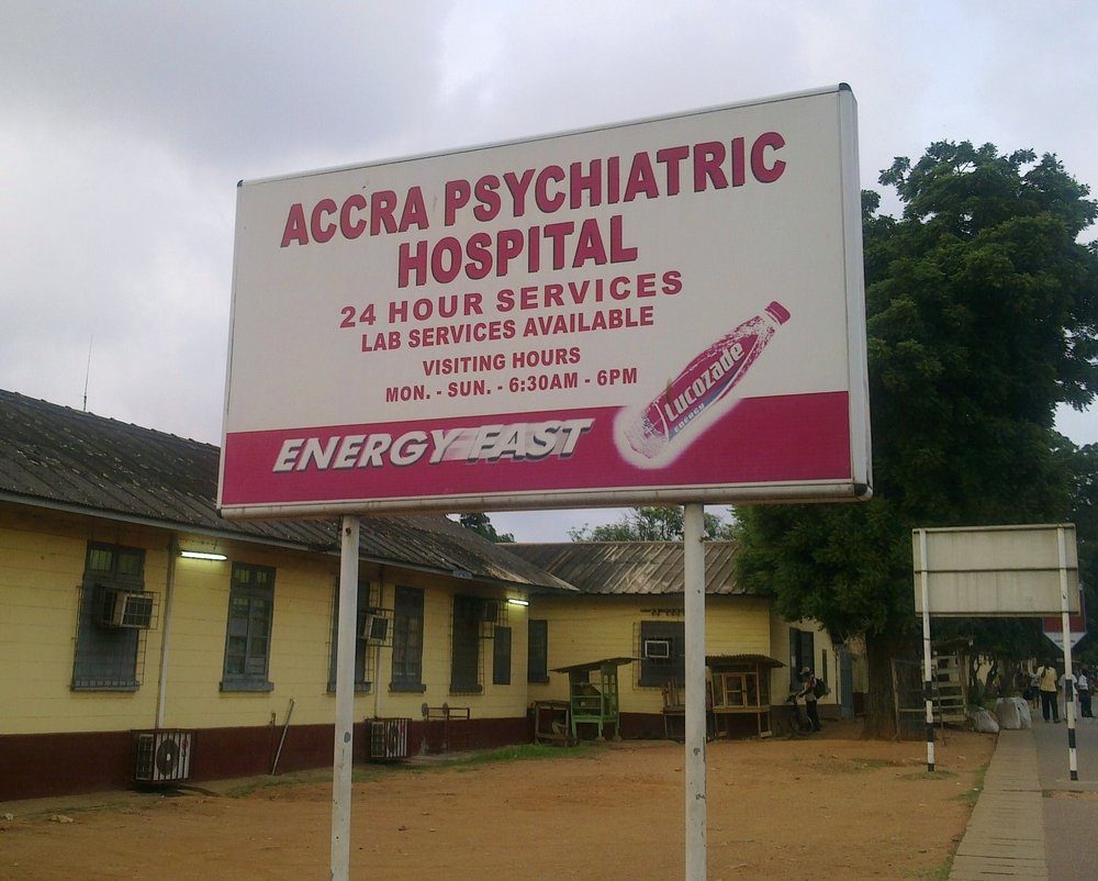Accra Psychiatric Hospital is not patronised because it was built to be