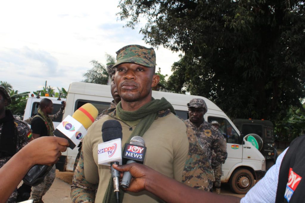 Small Scale Miners Taskforce arrest 13 illegal miners, destroys several mining equipment in the Eastern region