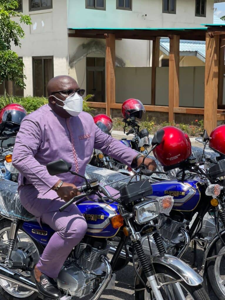 Eastern Regional Minister hands over 1,248 motorbikes for distribution to Assembly members