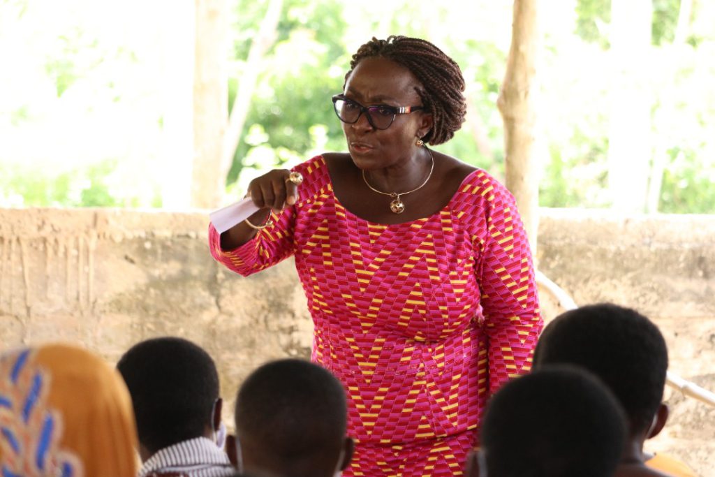 Girls at Agblekpui Basic School educated on breast cancer