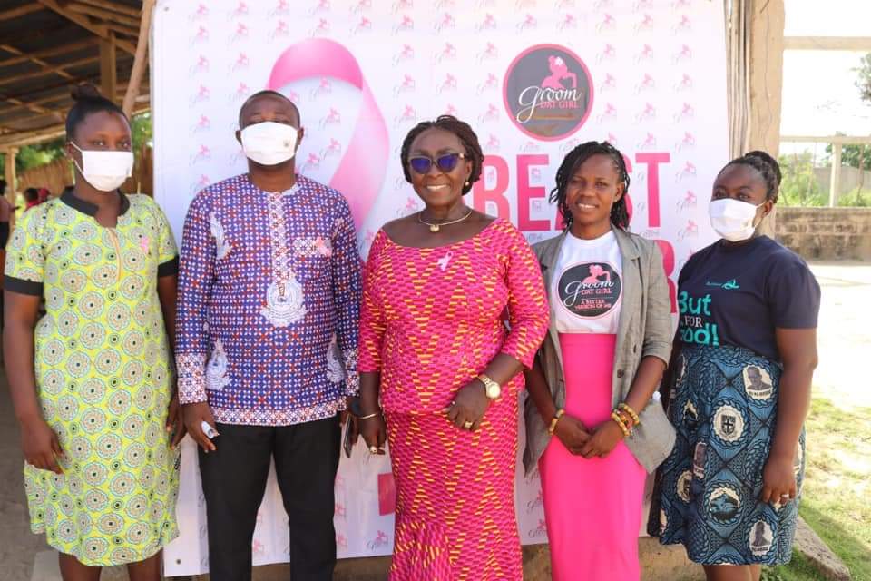 Girls at Agblekpui Basic School educated on breast cancer