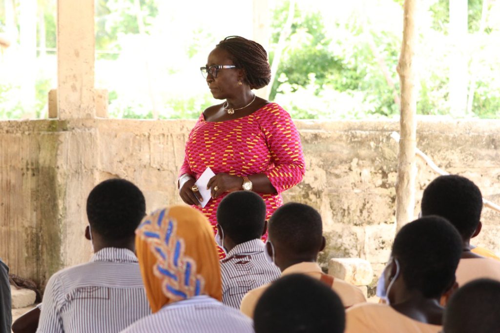Girls at Agblekpui Basic School educated on breast cancer