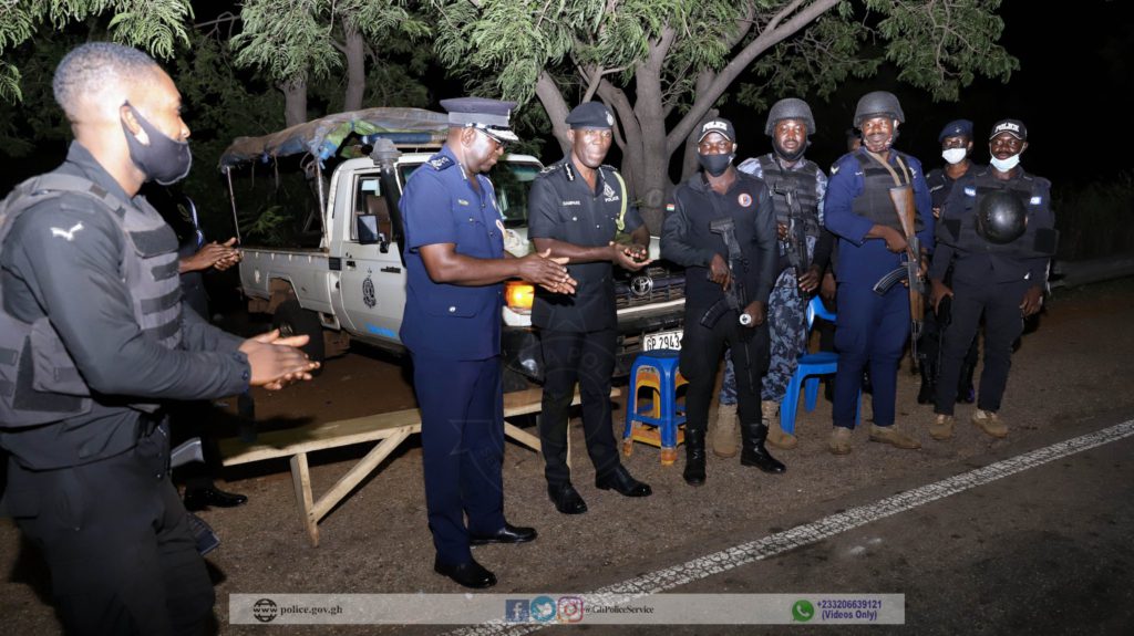 IGP visits night duty officers in North East and Northern Regions