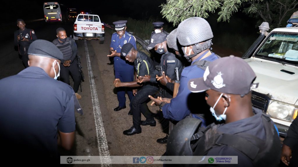 IGP visits night duty officers in North East and Northern Regions