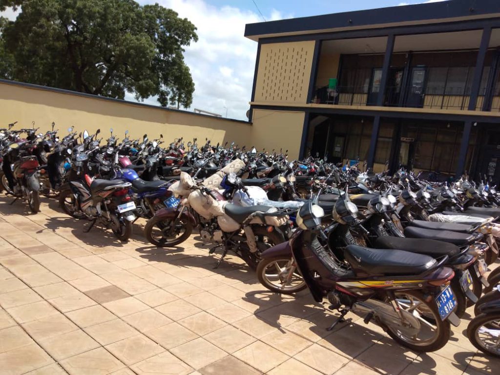 Northern Region Police impound 344 motor bikes