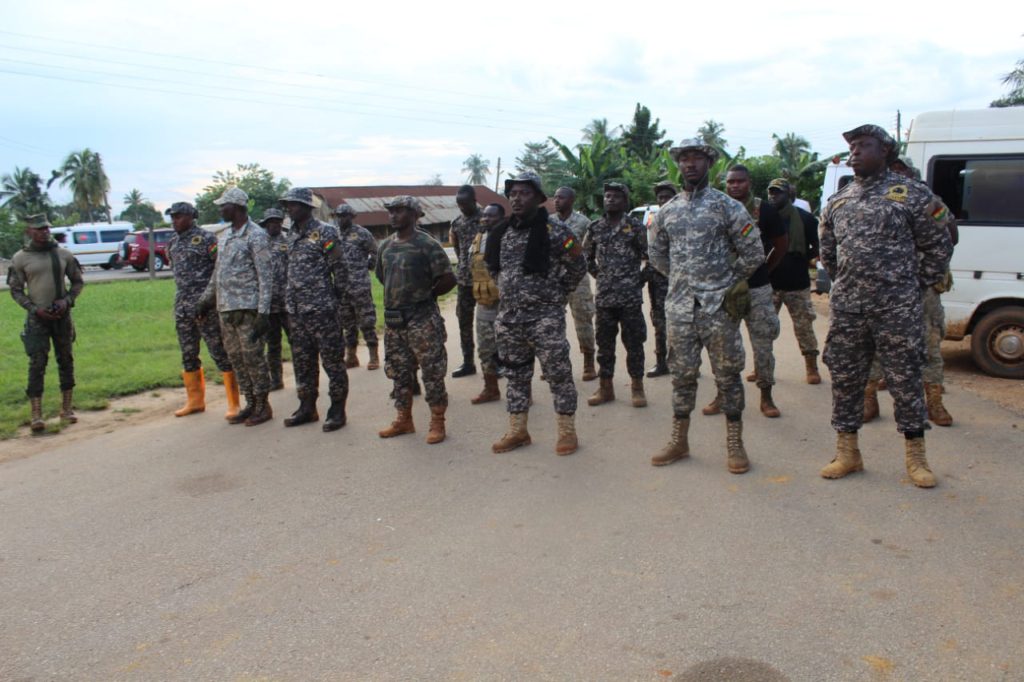 Small Scale Miners Taskforce arrest 13 illegal miners, destroys several mining equipment in the Eastern region