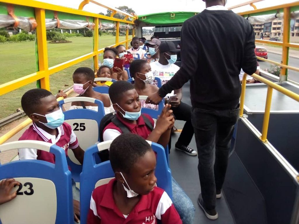 Ghana Tourism Authority, Kids in Tourism embark on city tour for children to commemorate World Tourism Day