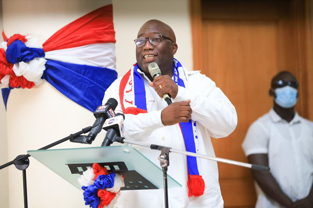 Joe Ghartey picks NPP presidential nomination form 2 WhatsApp Image 2021 10 13 at 09.34.59