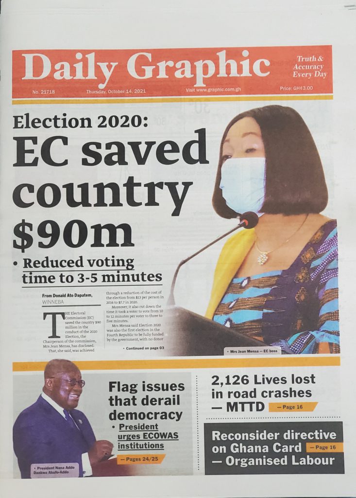 Today's front pages: Thursday, October 14, 2021 Today's front pages: Thursday, October 14, 2021
