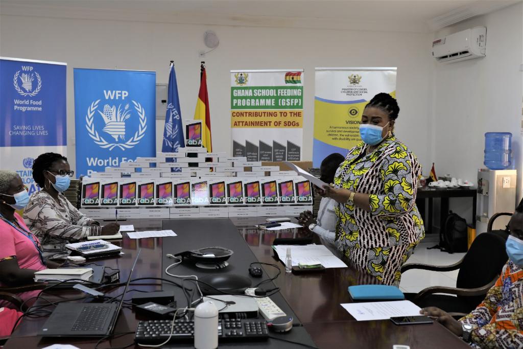 School Feeding monitoring now digitised as WFP donates 300 tablets