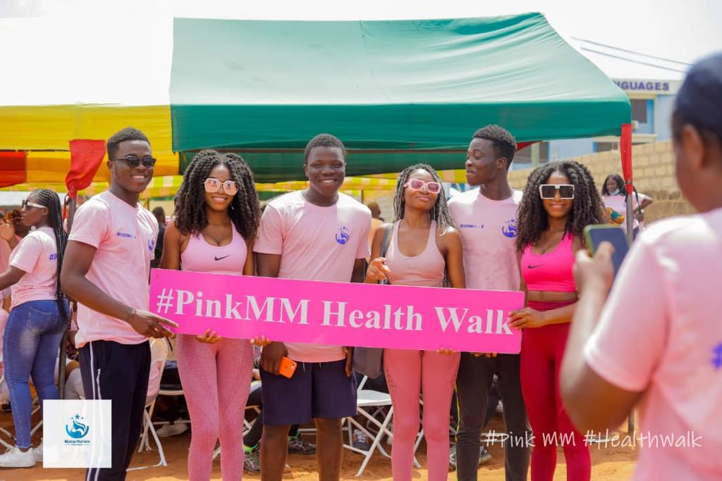 Habiba Sinare makes history with the biggest breast cancer health awareness walk in Ghana Habiba Sinare makes history with the biggest breast cancer health awareness walk in Ghana