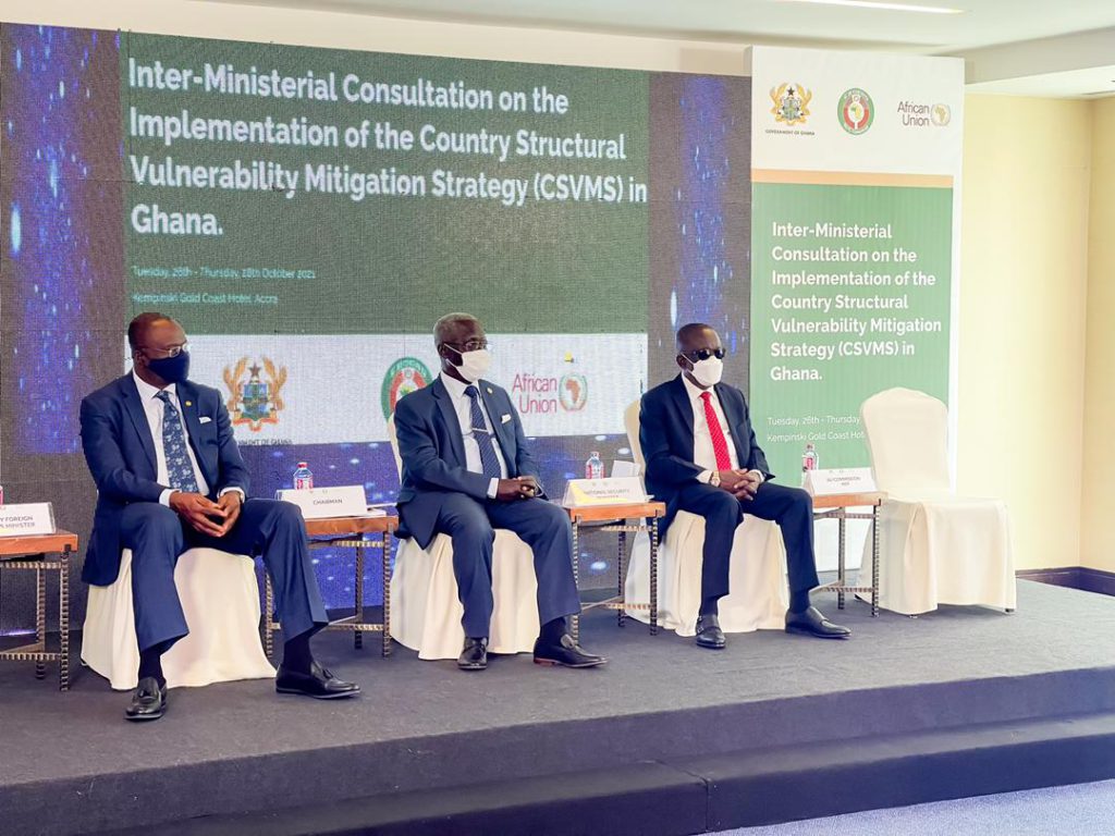 Inter-ministerial AU-ECOWAS Consultative workshop on implementing CSVRA, CSVMS opens in Accra Inter-ministerial AU-ECOWAS Consultative workshop on implementing CSVRA, CSVMS opens in Accra