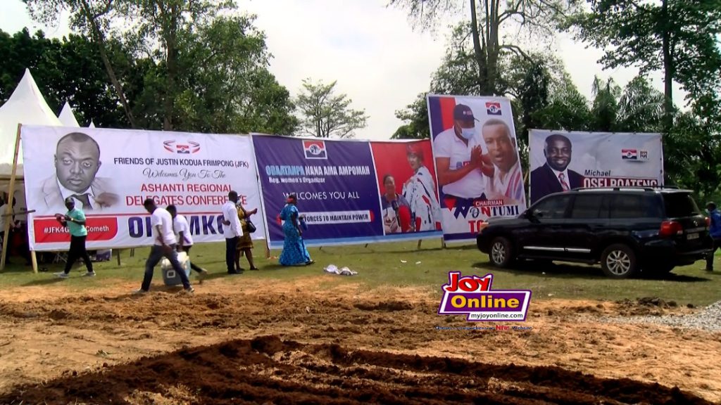 Bawumia, Alan Kyerematen and Akoto-Afriyie banners flood Ashanti NPP Delegates Conference