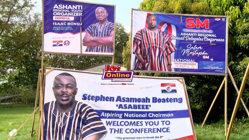 Bawumia, Alan Kyerematen and Akoto-Afriyie banners flood Ashanti NPP Delegates Conference