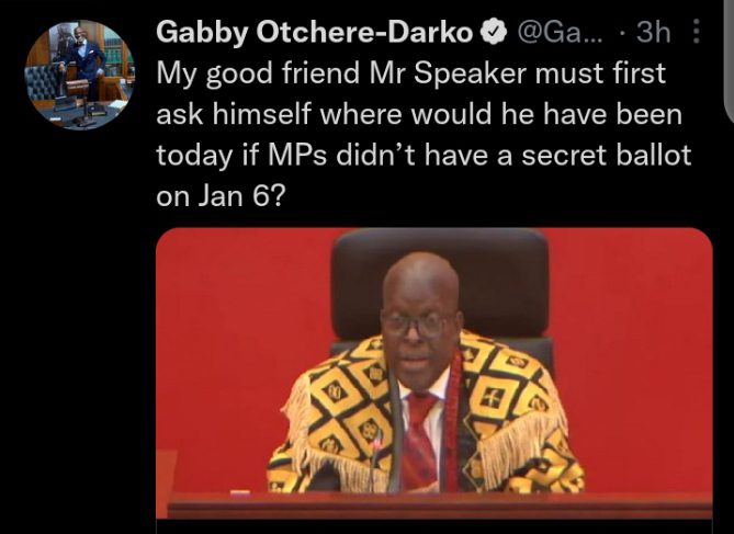 Anti-LGBTQ+ Bill: 'Where would you have been if not for secret balloting?' – Gabby Otchere-Darko quizzes Bagbin