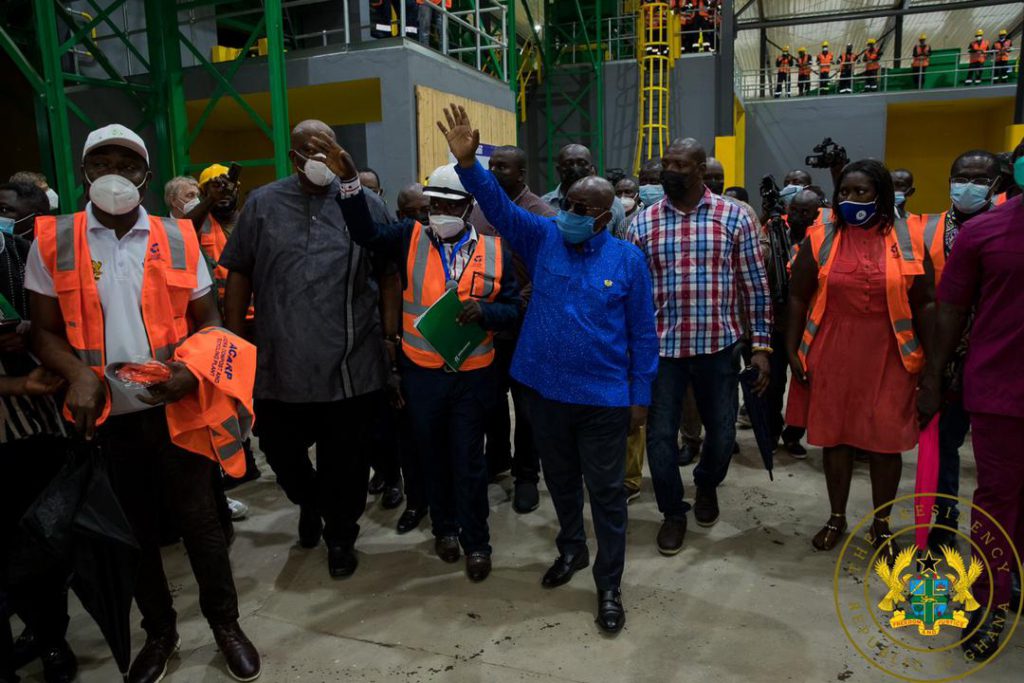 Akufo-Addo commissions phase II of Accra Compost and Recycling Plant