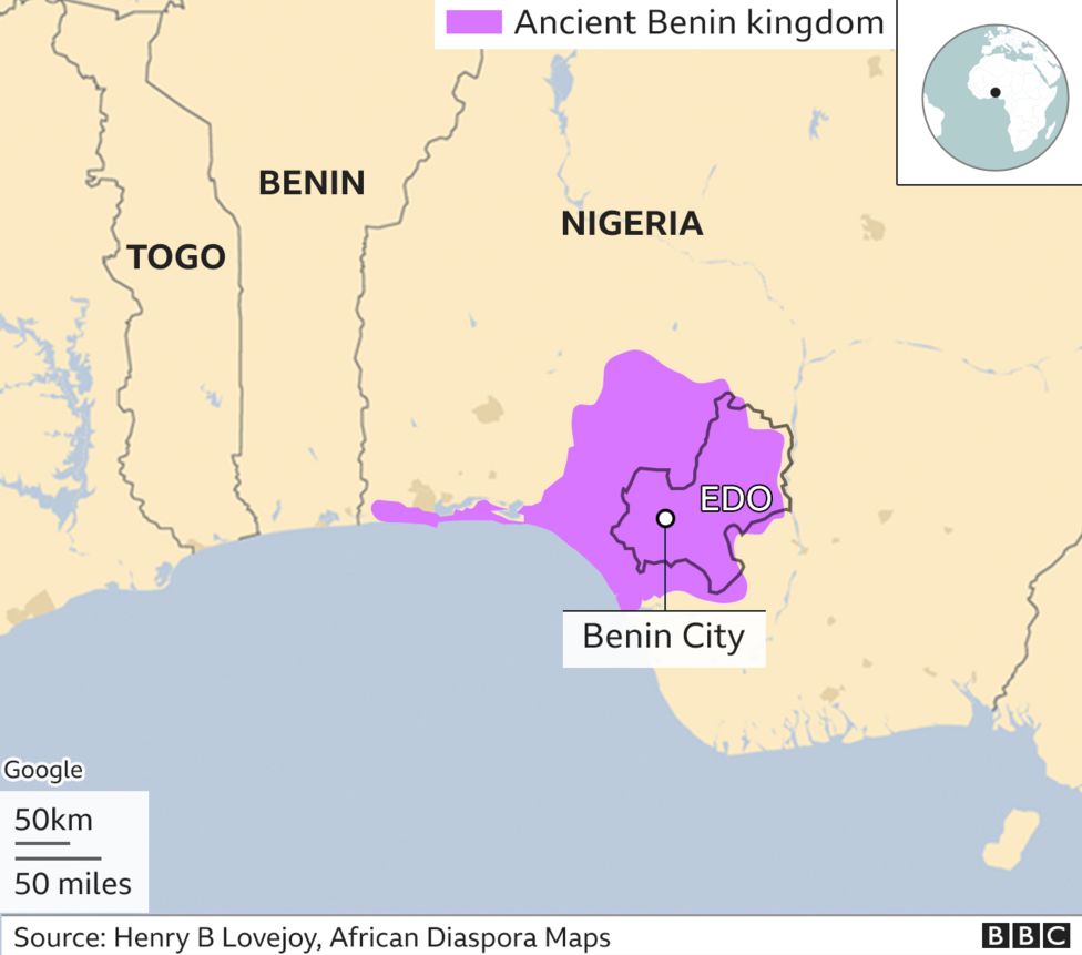 Benin Bronzes: 'My great-grandfather sculpted the looted treasures'