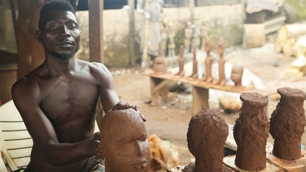 Benin Bronzes: 'My great-grandfather sculpted the looted treasures'